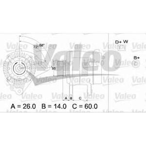алтернатор VALEO 436443 