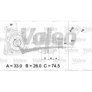 алтернатор VALEO 437160 