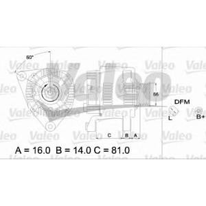 алтернатор VALEO 437178 