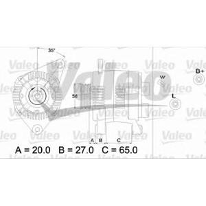 алтернатор VALEO 437198 