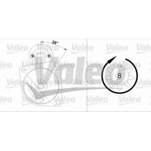 стартер VALEO 455606