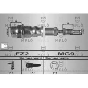спирачен маркуч MALO 80349 