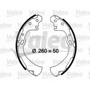 комплект спирачни челюсти VALEO 562671