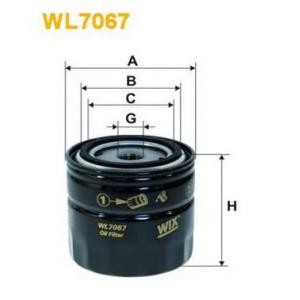 маслен филтър WIX FILTERS WL7067 