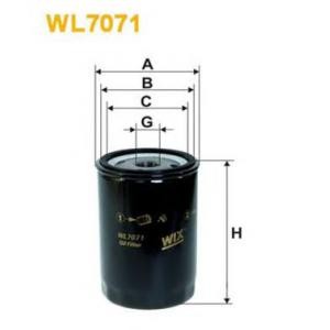 маслен филтър WIX FILTERS WL7071