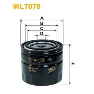 маслен филтър WIX FILTERS WL7078