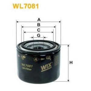 маслен филтър WIX FILTERS WL7081