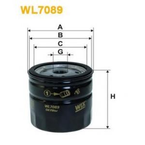 маслен филтър WIX FILTERS WL7089