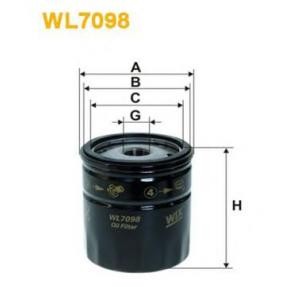 маслен филтър WIX FILTERS WL7098