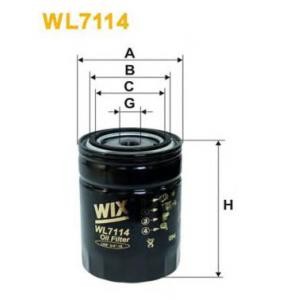 маслен филтър WIX FILTERS WL7114 