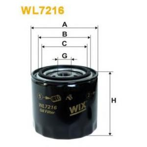 маслен филтър WIX FILTERS WL7216