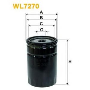 маслен филтър WIX FILTERS WL7270 