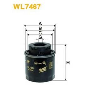 маслен филтър WIX FILTERS WL7467