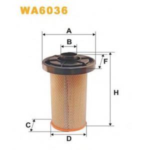 въздушен филтър WIX FILTERS WA6036 