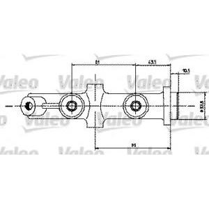 спирачна помпа VALEO 350454 