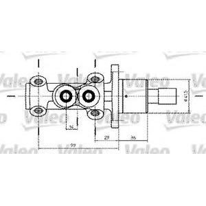 спирачна помпа VALEO 350734 