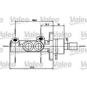 спирачна помпа VALEO 402231 