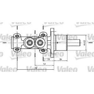 спирачна помпа VALEO 402322 