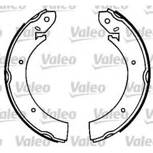 комплект спирачни челюсти VALEO 562025 