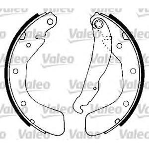 комплект спирачни челюсти VALEO 554624