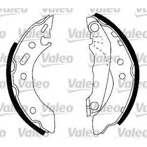 комплект спирачни челюсти VALEO 554733 
