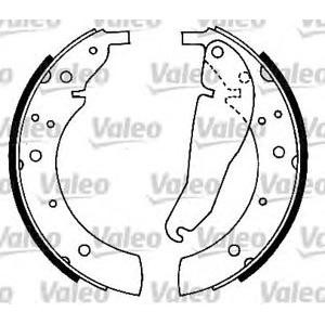 комплект спирачни челюсти VALEO 562522 