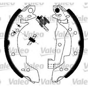 комплект спирачни челюсти VALEO 554677