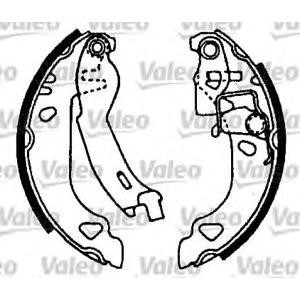 комплект спирачни челюсти VALEO 562582