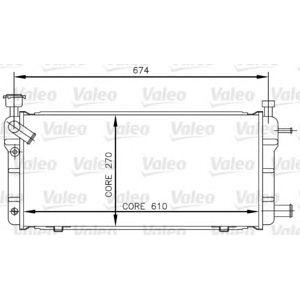 воден радиатор VALEO 730018