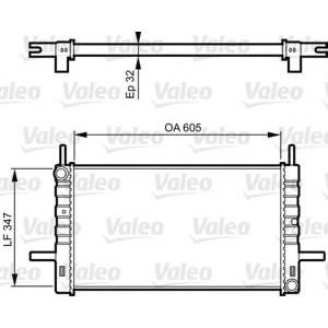 воден радиатор VALEO 730123 