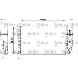 воден радиатор VALEO 730512