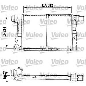 воден радиатор VALEO 730519 