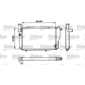 воден радиатор VALEO 730534 