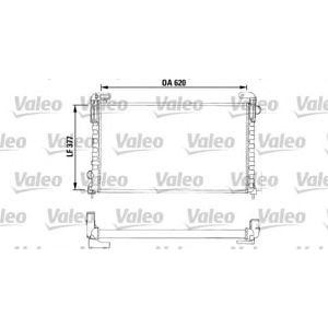 воден радиатор VALEO 730540 