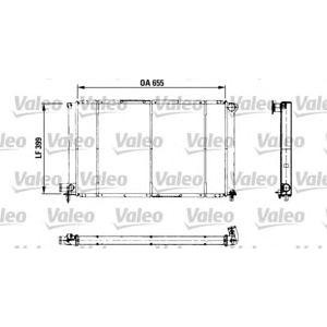 воден радиатор VALEO 730621 