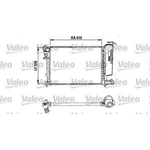 воден радиатор VALEO 730630 