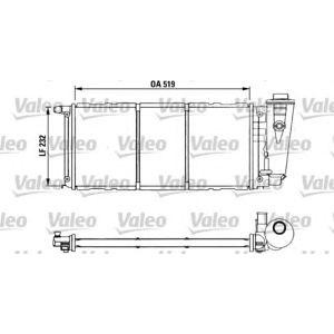 воден радиатор VALEO 730839 