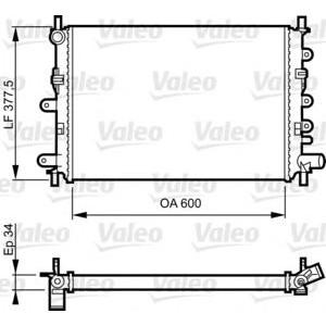 воден радиатор VALEO 730856