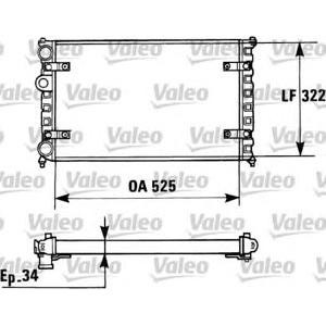 воден радиатор VALEO 730947 