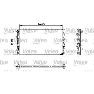 воден радиатор VALEO 730955 