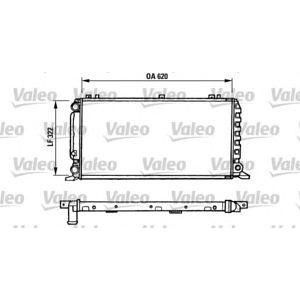 воден радиатор VALEO 730972 