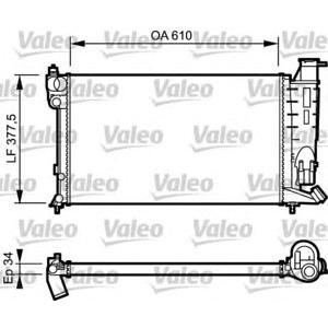 воден радиатор VALEO 730983 