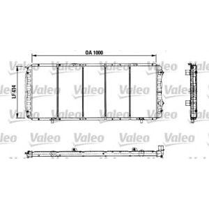 воден радиатор VALEO 730999 