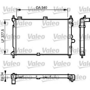 воден радиатор VALEO 731022 