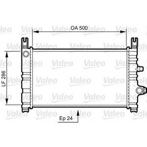 воден радиатор VALEO 731299