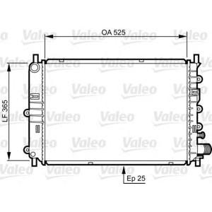 воден радиатор VALEO 731300