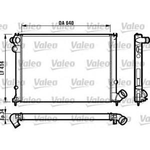 воден радиатор VALEO 731382 