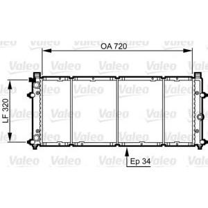 воден радиатор VALEO 731411 