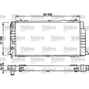 воден радиатор VALEO 731422 