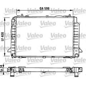 воден радиатор VALEO 731429 